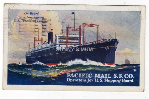Shipping pacific mail s - pacific, s.s