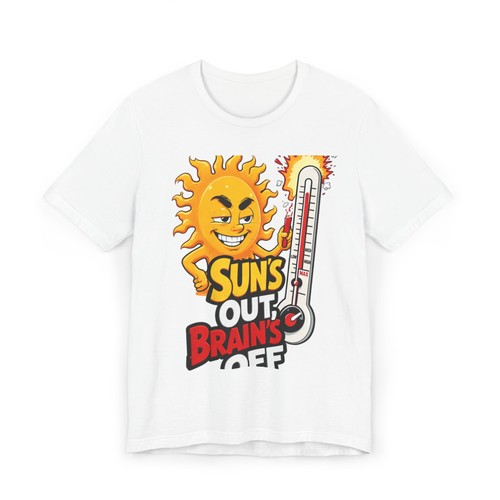 Shirt sun out brain - out, off