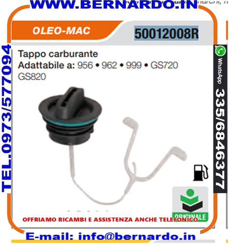 Tappo serbatoio oleo mac efco - tappo,