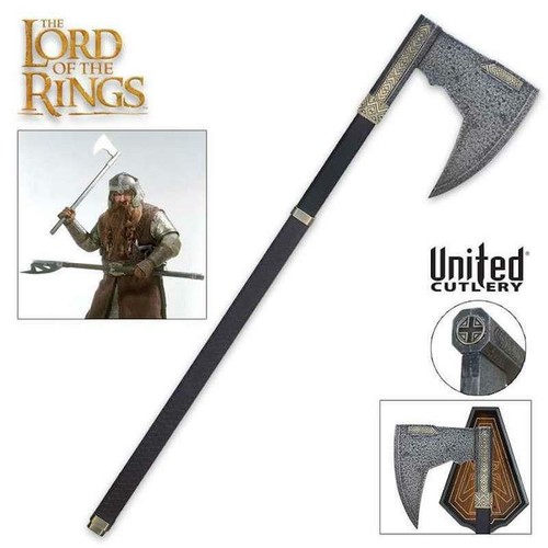 Lotr ascia gimli con - lotr, targa