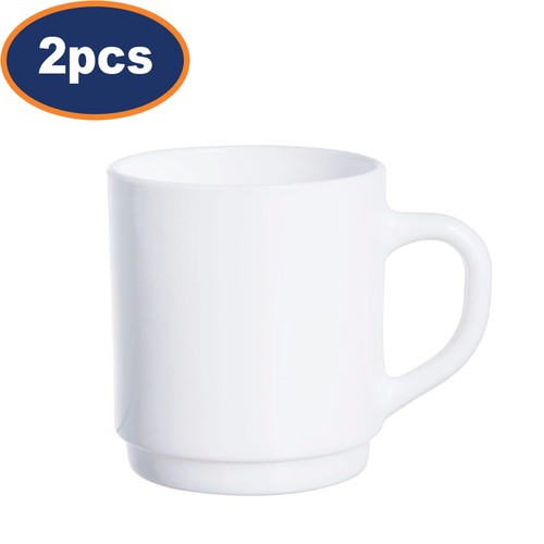 Mug opal 290ml white - opal, stackable