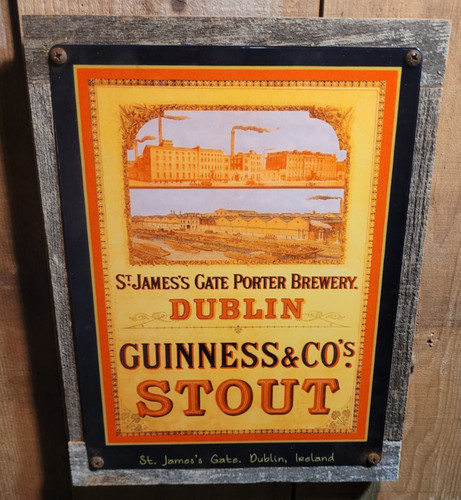 Insegna vintage guinness stout - vintage,