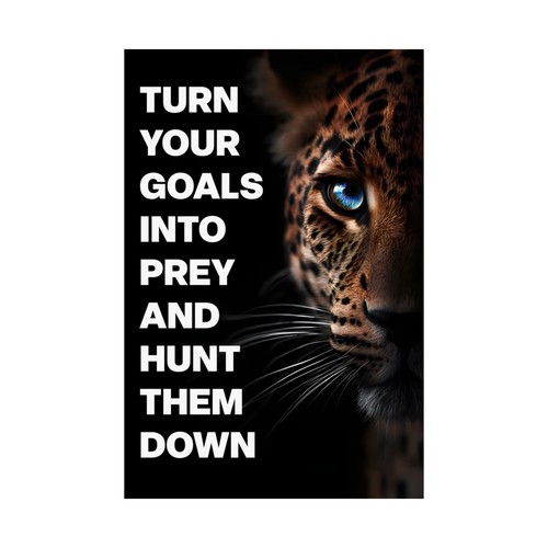 Leopard motivational quote - leopard,