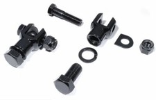 Supporti Neri per Pedane Harley Davidson Pedanine Paramotore Richiudibili Custom