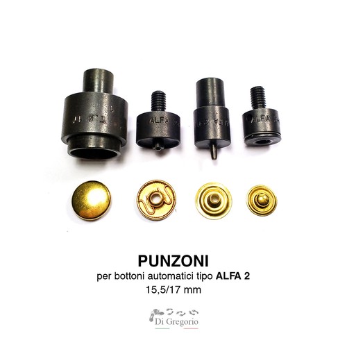 Punzone bottoni pressione - punzone,