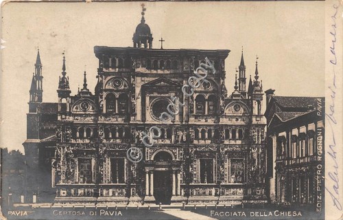 Cartolina pavia certosa - -, di