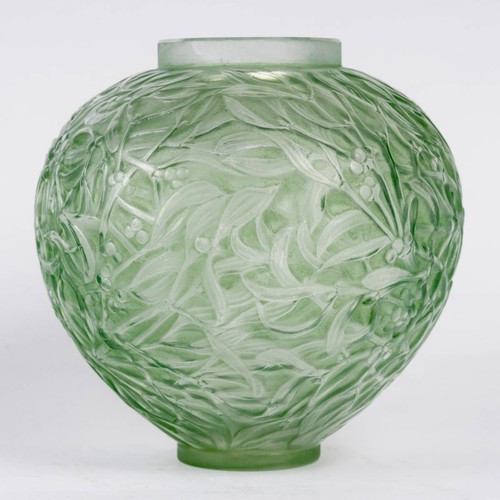 Vase gui verre patine vert - gui,