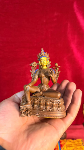Statua rame cm tibet - in, 11