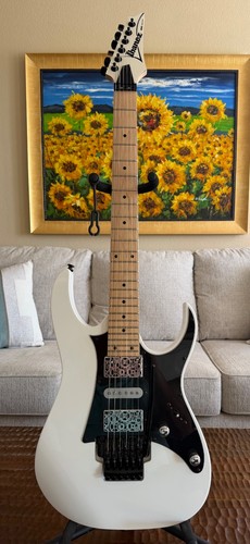 Ibanez rg450cb white guitar - ibanez,