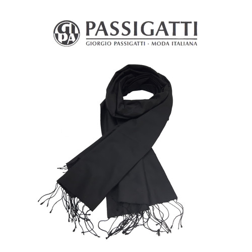 Stola donna seta nero - donna,