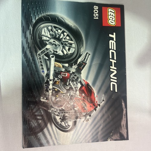 Lego technic 8051 moto solo - moto, (solo