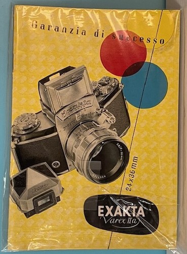 Exakta varex iia pamphlet 1961 - iia,