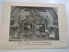Stampa D'epoca Urna Del Cristo