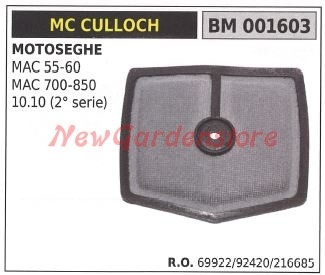 Filtro aria culloch - aria, mc