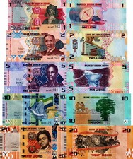 Sierra leone lotto - leone, 5