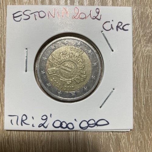 Euro commemorativa estonia - 2,