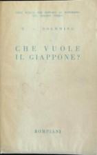 CHE VUOLE IL GIAPPONE? DOEMMING BOMPIANI 1935  BROSSURA