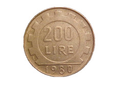 1980 Italy 200 Lire KM# 105 -