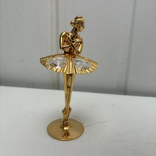 Gold plated ballerina - ballerina, figurine