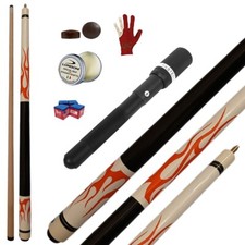 Stecca Pool JOLLY  VULCANO S23 2 pezzi lunghezza 145 cm cuoio 13 mm peso standar