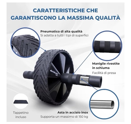 Ruota addominali wheel - addominali, ab