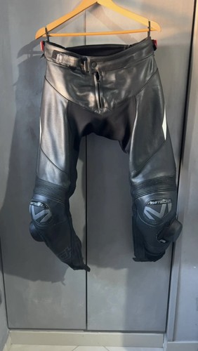 Pantaloni pelle moto mtech - pantaloni,