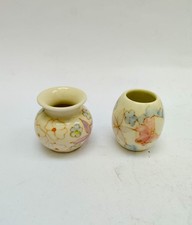 ♥ RARA COPPIA DI VASETTI IN