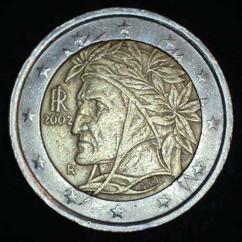 Moneda euros italia 2002 - 2,