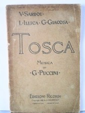 PUCCINI - Tosca - Libretto d'opera - Illica - Giacosa, Sardou Edizione Ricordi