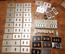 LOTTO STOCK  65PZ! prese e portafrutti BTicino  +interruttori e deviatori Tondò