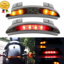 ✅ STOP POSTERIORE CURVO LED CON FRECCE INTEGRATE Harley Sportster XL 883 1200