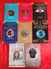 CHRISTIAN JACQ LOTTO 8 LIBRI RAMSES-EXCALIBUR-KHEOPS-IL FARAONE NERO 