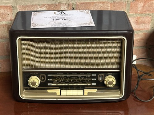 Vintage bush vhf71 valve radio - vintage,