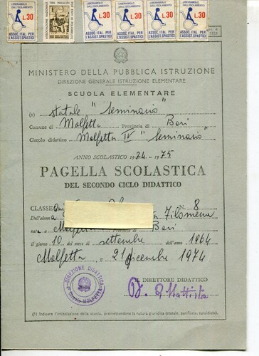 Pagella scolastica scuola - pagella, scolastica-scuola