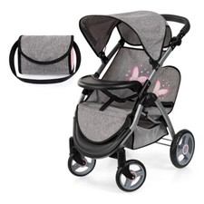 Passeggino per bambole gemello