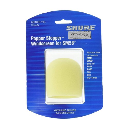 Shure a58ws yel spugna - shure, a58ws-yel