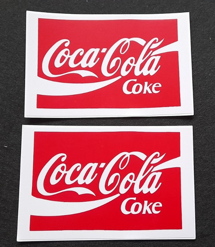 Coca cola adesivi singoli - x,