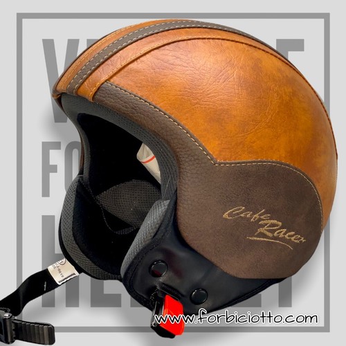 Casco vintage pelle - in,