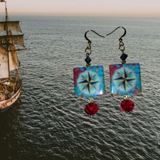 Orecchini Rosa Dei Venti