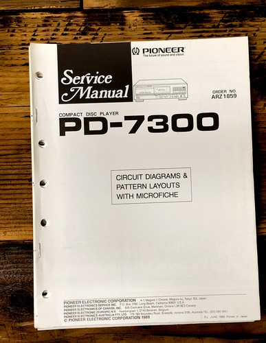 Pioneer 7300 lettore cd - pioneer, pd-7300