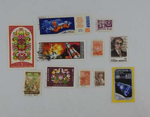 Francobolli vintage russia - 11,