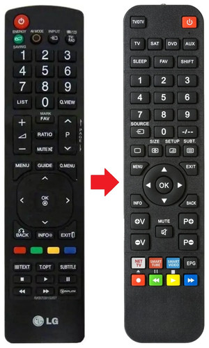 Telecomando adatto per - , lg