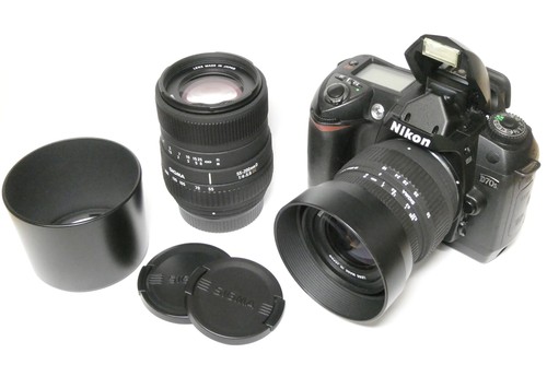 Nikon d70s con obiettivi sigma - d70s,