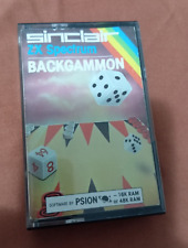 Gioco ZX SPECTRUM BACKGAMMON Cassetta Retrogame Vintage Retrocomputer SINCLAIR !