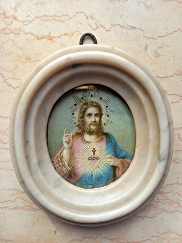 Vecchia miniatura ovale