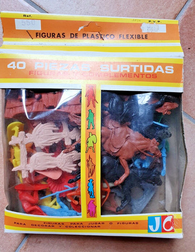 Confezione soldatini cow - boy, e