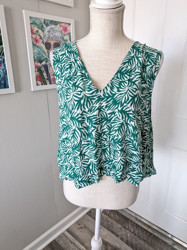 Top shop verde bianco cravatta - verde,