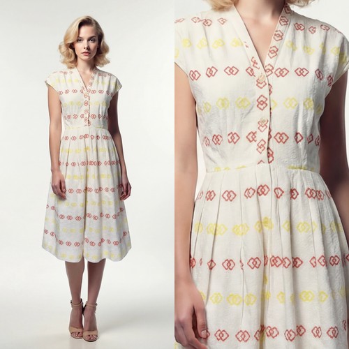 Abito cotone vintage - anni, 40