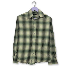 Camicia Gucci a quadri grigia e beige - Taglia 38 15 uomo