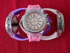 Orologio da polso sportivo luminoso unisex con retroilluminazione a LED e crista